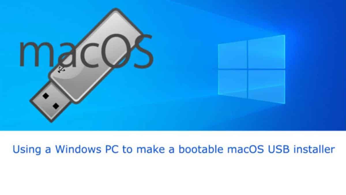 mac os usb for windows